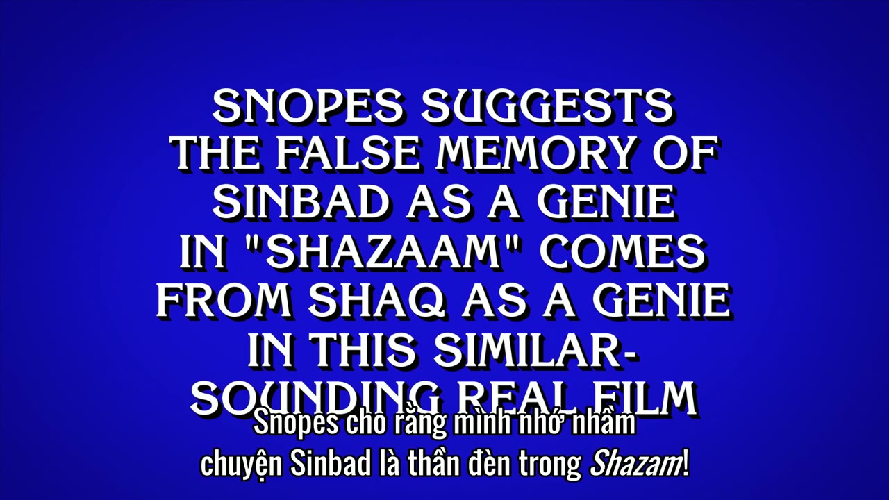 Jeopardy! Văn Hóa Đại Chúng tập 6 cảnh 3
