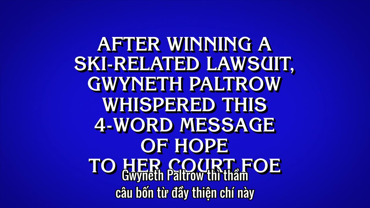 Jeopardy! Văn Hóa Đại Chúng tập 7