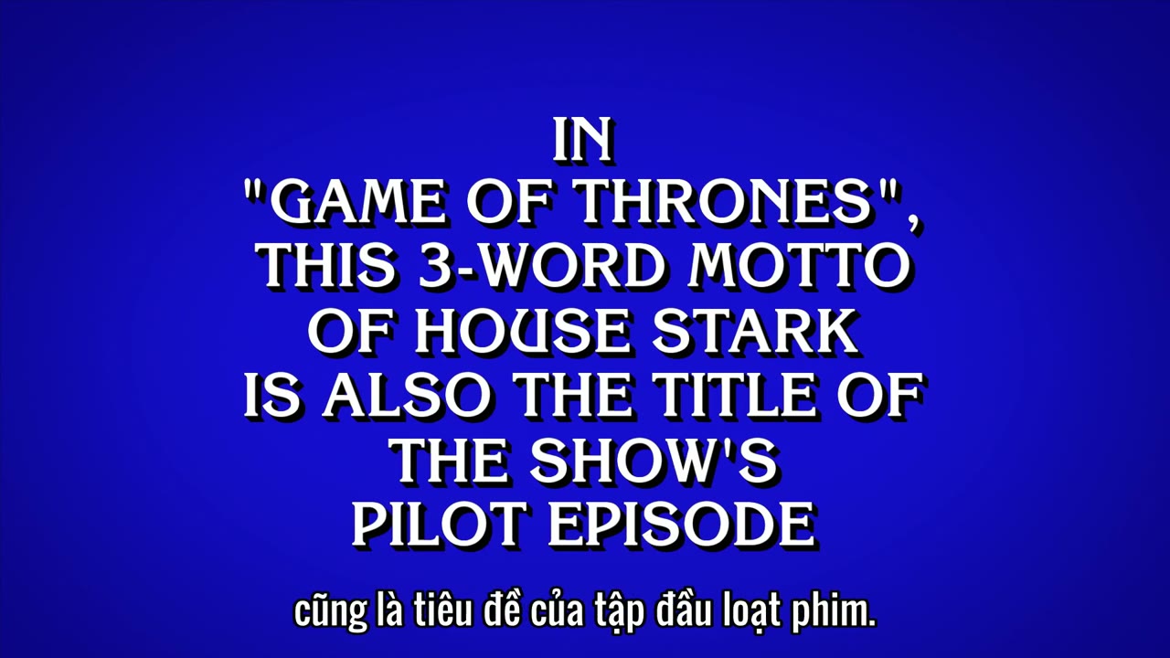 Jeopardy! Văn Hóa Đại Chúng tập 7 cảnh 3