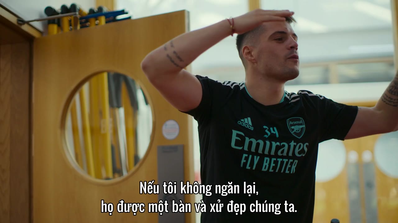 All or Nothing: Arsenal tập 5 cảnh 2