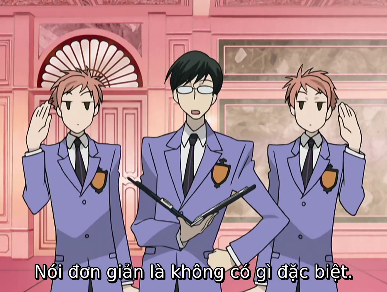 Ouran High School Host Club tập 2 cảnh 2