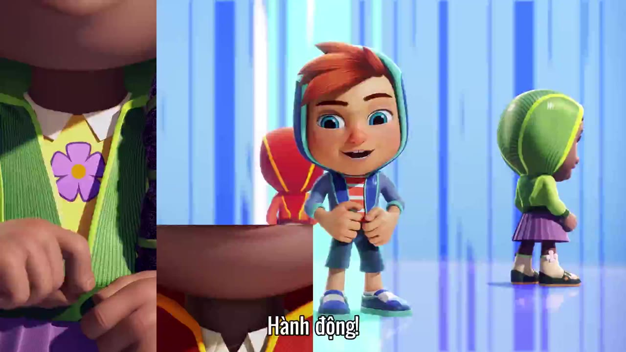 Action Pack: Siêu Nhân Nhí Hành Động tập 1 cảnh 2