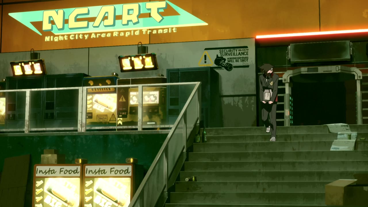 Cyberpunk: Edgerunners tập 1 cảnh 3