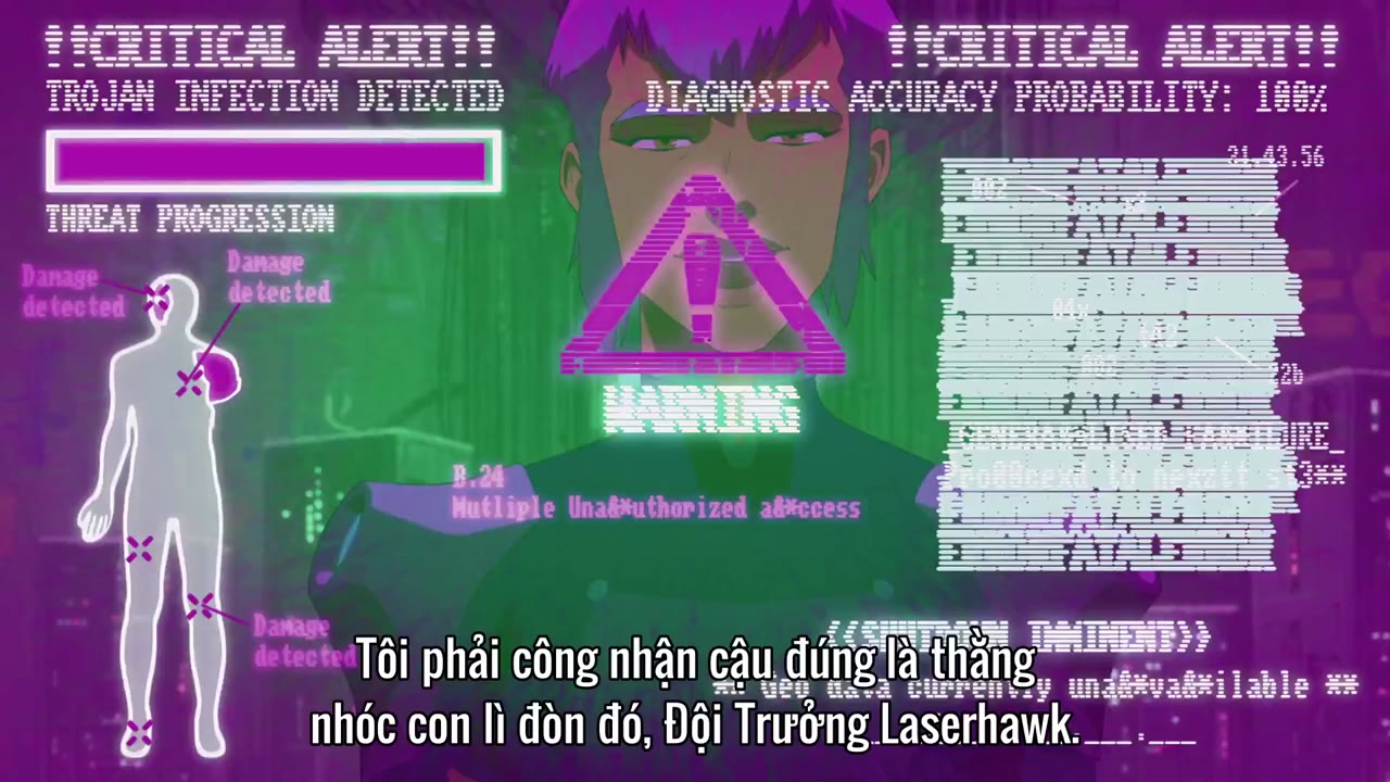 Đội Trưởng Laserhawk: Blood Dragon Remix tập 6 cảnh 3