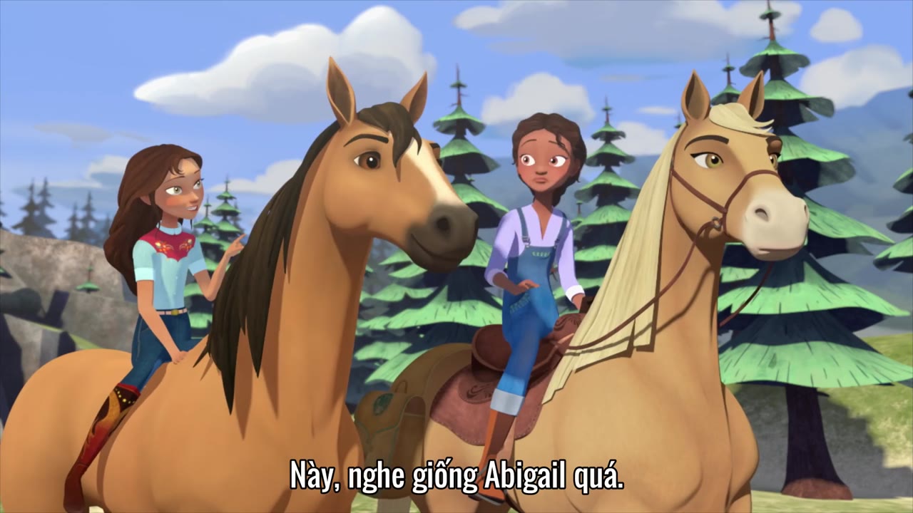 Chú ngựa Spirit Tự do rong ruổi Câu chuyện về chú ngựa Spirit (Phần 1) tập 3 cảnh 3