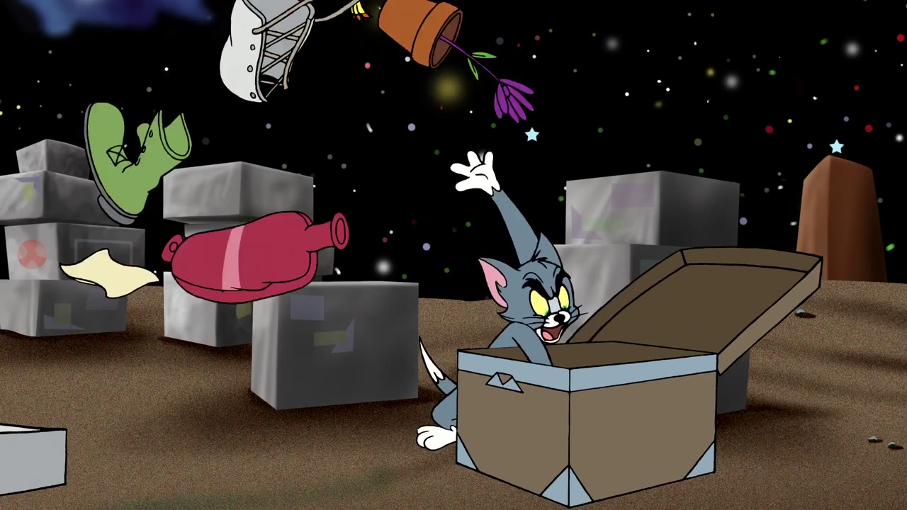 Tom Và Jerry Bay Đến Sao Hỏa tập 1 cảnh 2