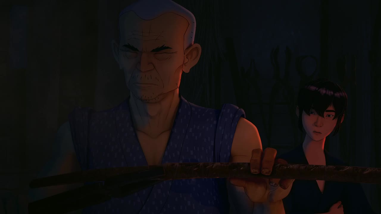 Samurai mắt xanh tập 2 cảnh 2