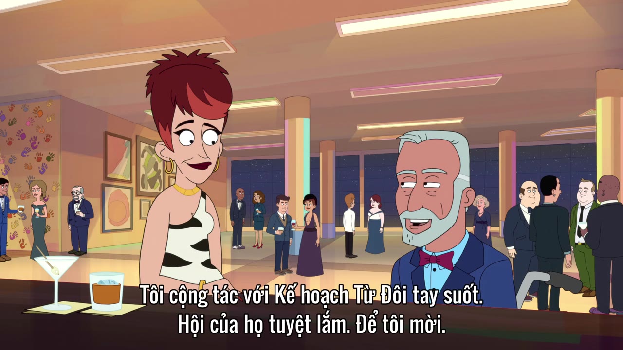 Bà cô tiệc tùng tập 3 cảnh 3