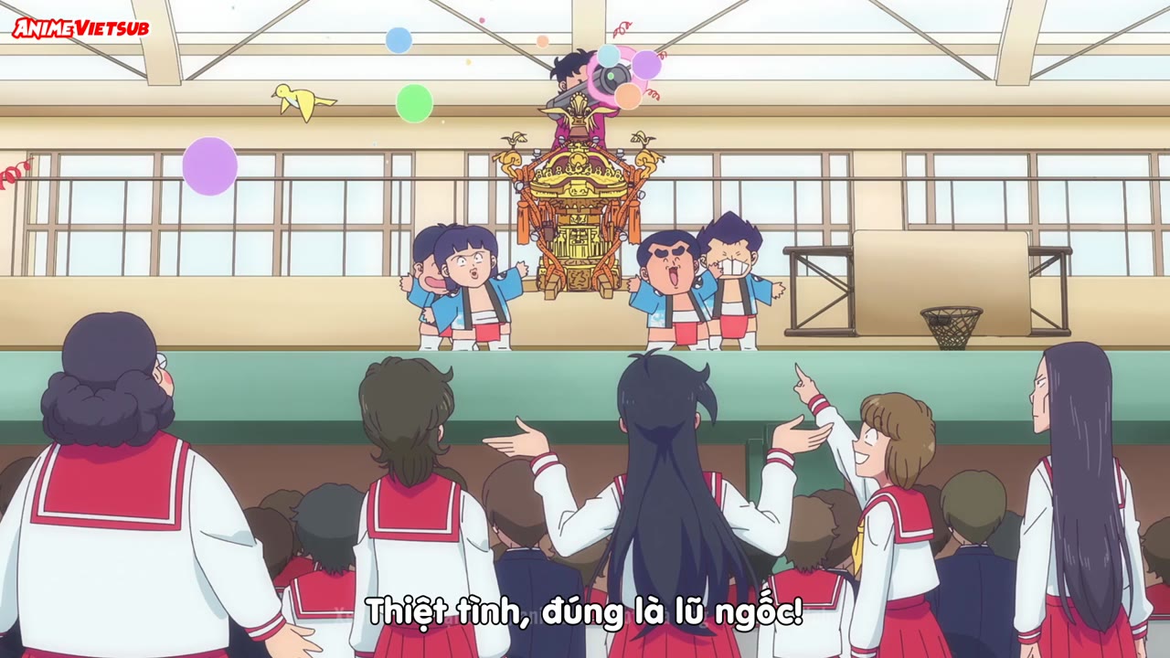 High School! Kimengumi tập 1 cảnh 3
