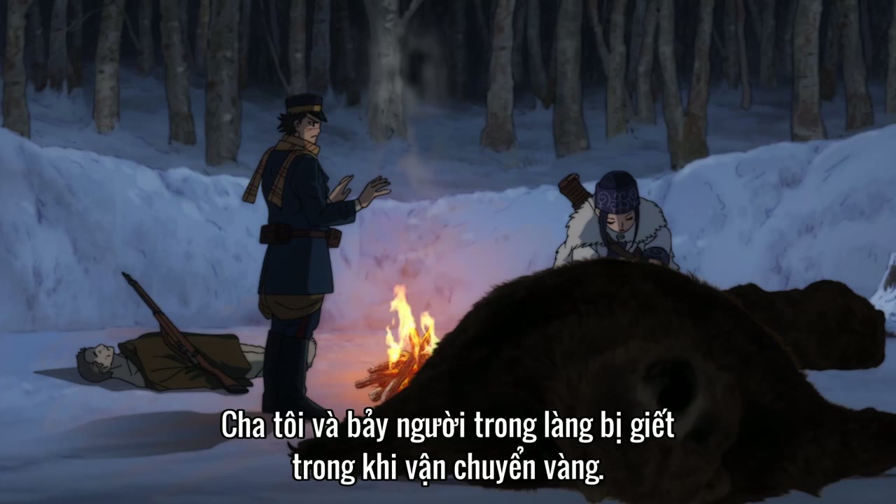 Golden Kamuy tập 1 cảnh 3