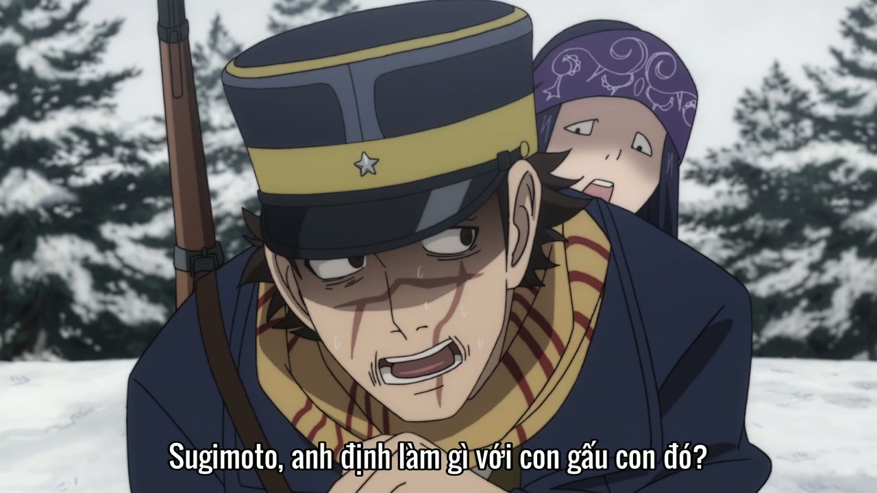 Golden Kamuy tập 3 cảnh 2