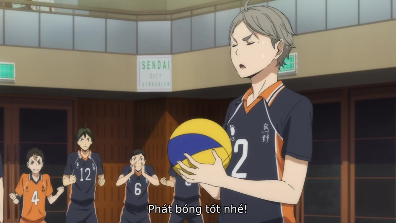 Haikyu - Chàng khổng lồ tí hon (Phần 2) tập 1 cảnh 3