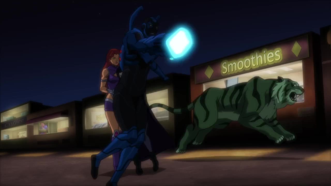 Liên Minh Công Lý Đấu Với Nhóm Teen Titans tập 1 cảnh 2