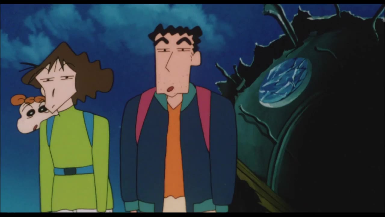 Crayon Shin-chan: Chiến Tranh Chớp Nhoáng ! Phi Vụ Bí Mật Của "Móng Lợn" tập 1 cảnh 2