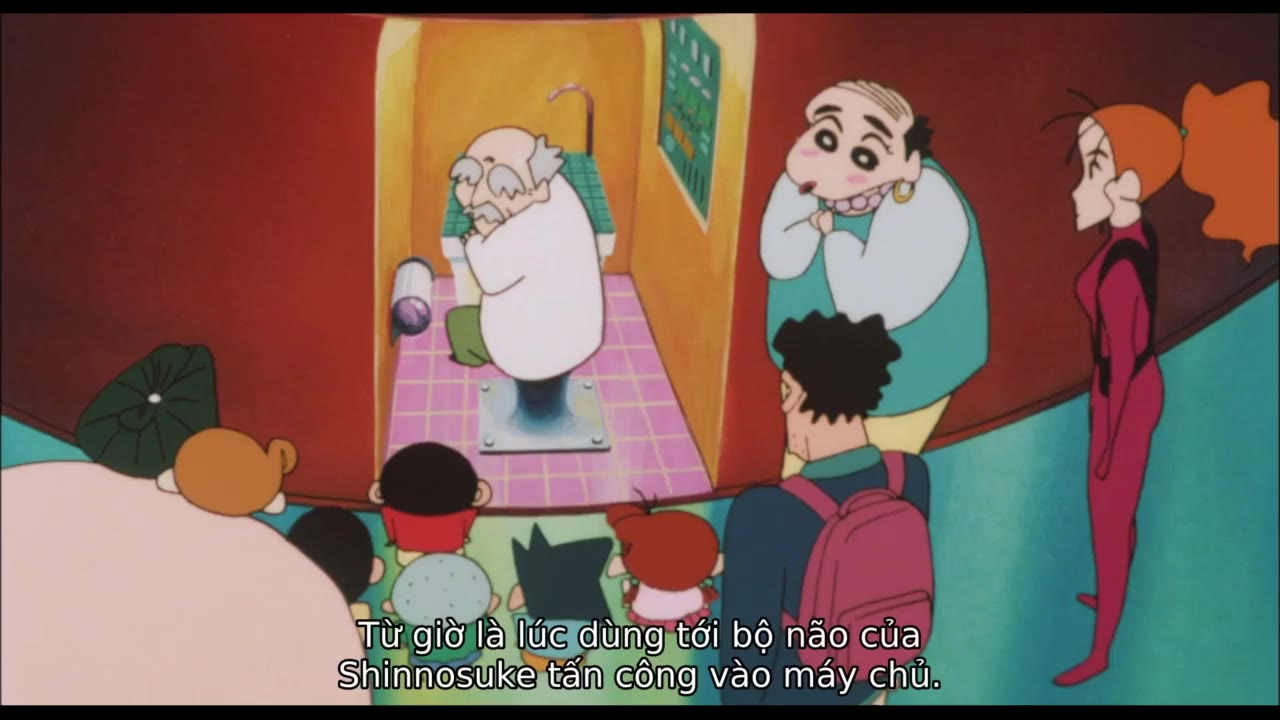 Crayon Shin-chan: Chiến Tranh Chớp Nhoáng ! Phi Vụ Bí Mật Của "Móng Lợn" tập 1 cảnh 3