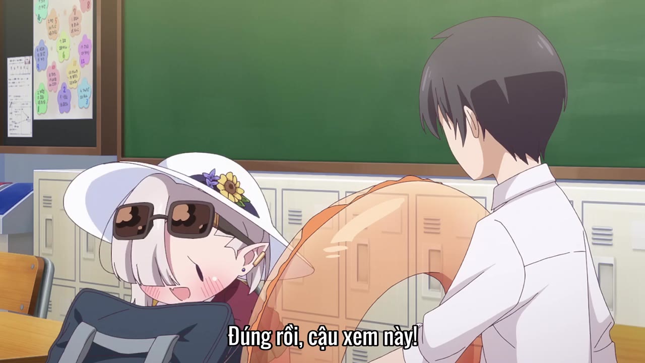 Cô Ma Cà Rồng Nhỏ Bé Không Thể Hút Đúng Cách (Chanto Suenai Kyuuketsuki-chan) tập 7 cảnh 3