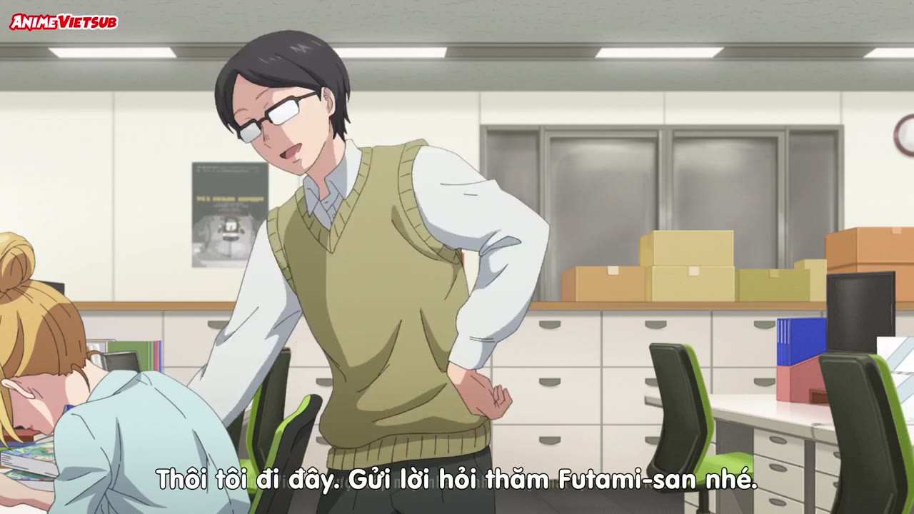 Egao no Taenai Shokuba desu. tập 1 cảnh 2