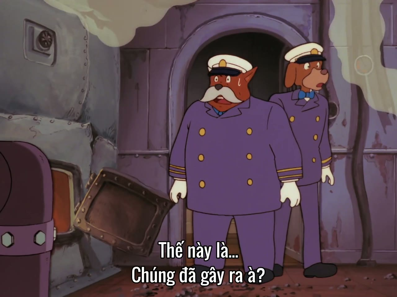 Thám Tử Sherlock Hound tập 1 cảnh 2