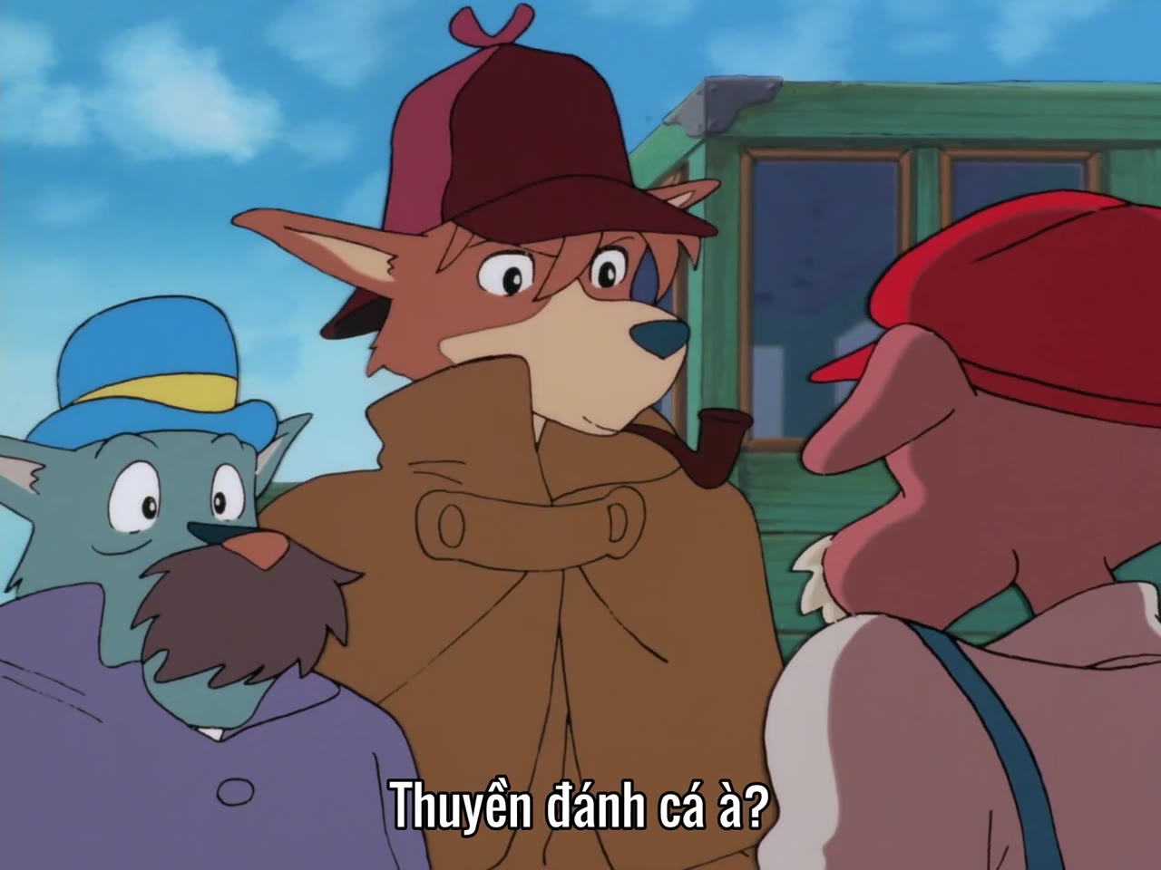 Thám Tử Sherlock Hound tập 14 cảnh 2
