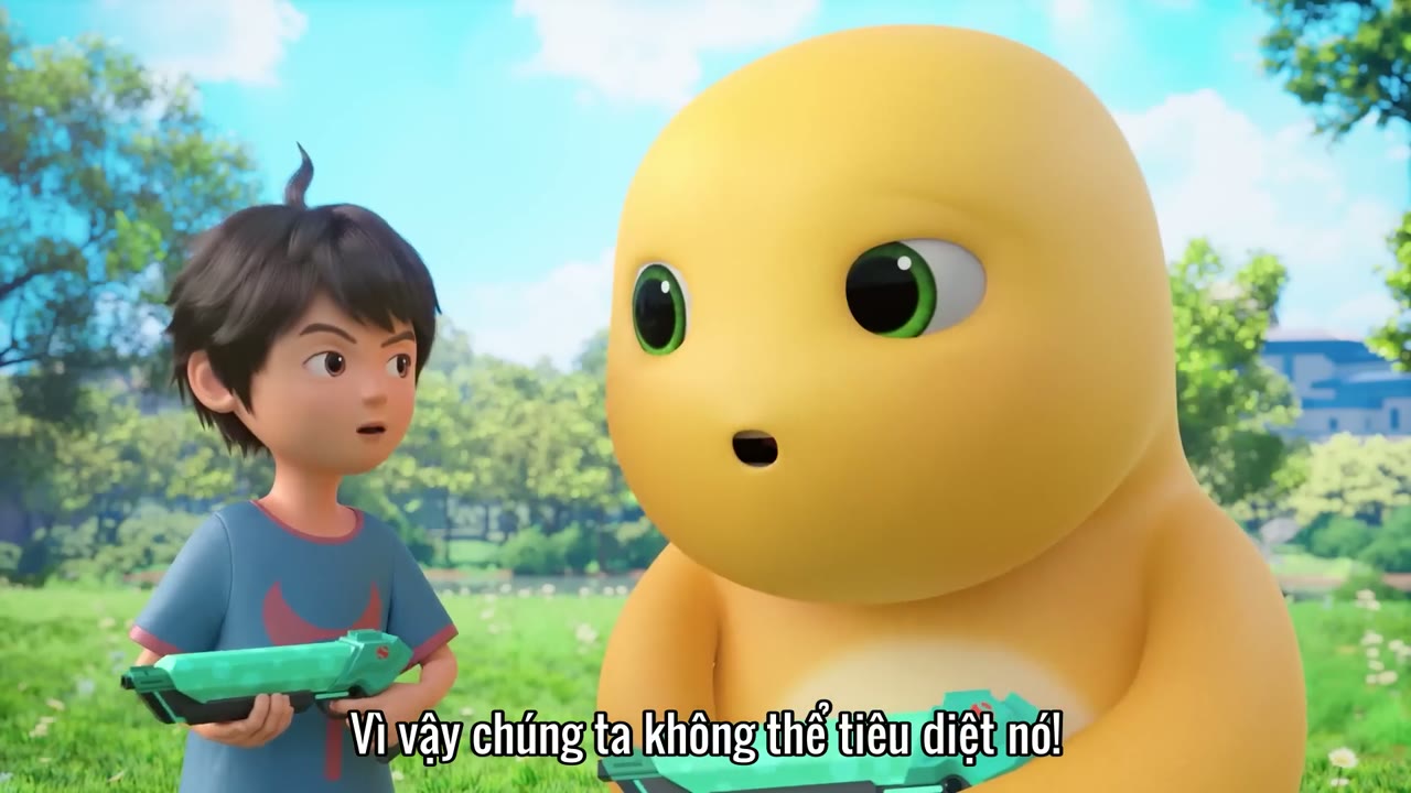 Nãi Long Và Tiểu Thất Đại Chiến Bạo Bạo Long tập 13 cảnh 3
