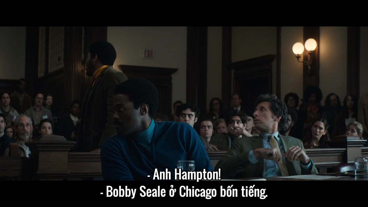 Phiên tòa Chicago 7 tập 1 cảnh 2