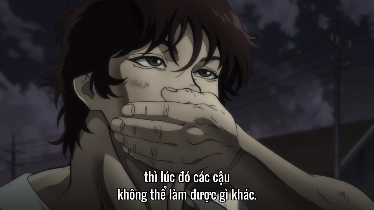 Hanma Baki tập 1 cảnh 3