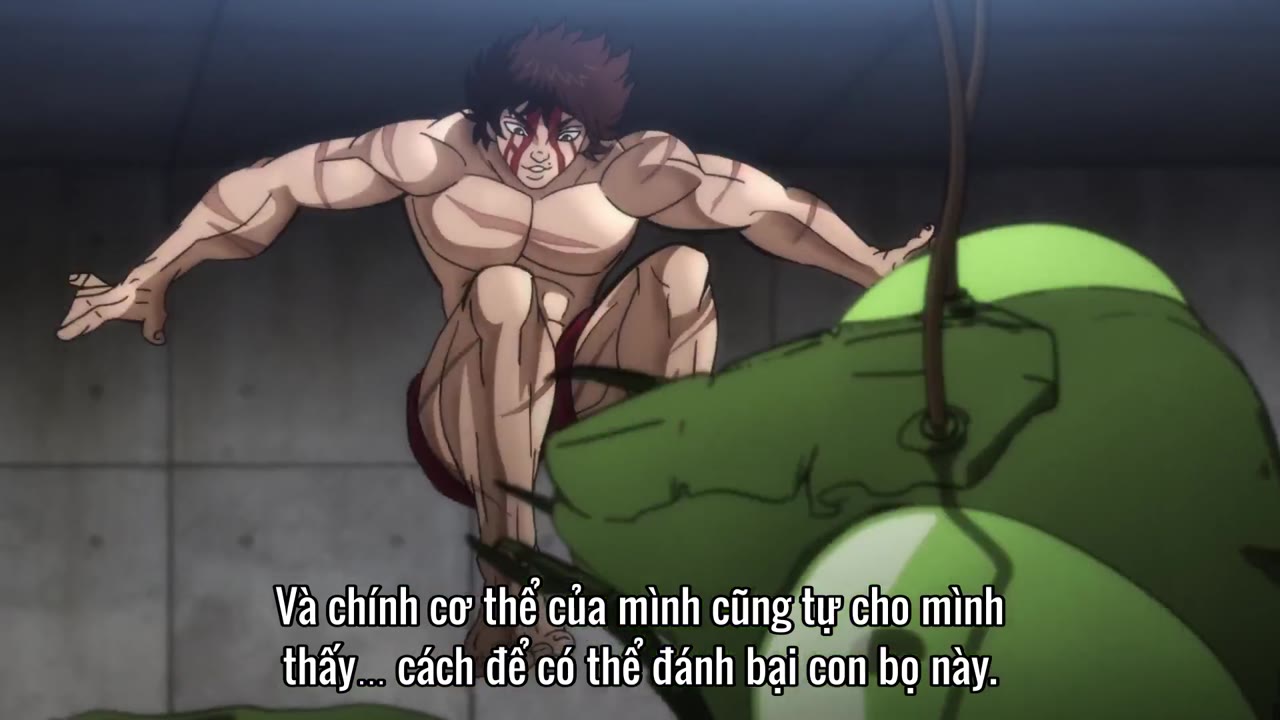 Hanma Baki tập 2 cảnh 3
